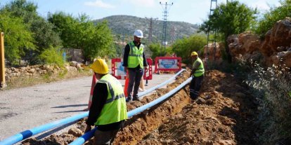 Silifke’de 30 yıllık su deposu yenilendi, 2 bin 100 metrelik hat tamamlandı