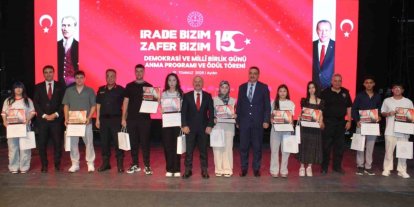 Aydın’da 15 Temmuz temalı yarışmaların Türkiye ödül töreni gerçekleştirildi