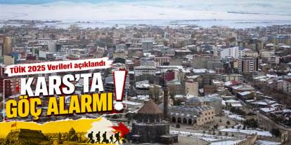 TÜİK 2025 Verileri açıklandı ''Kars'ta Göç Alarmı''
