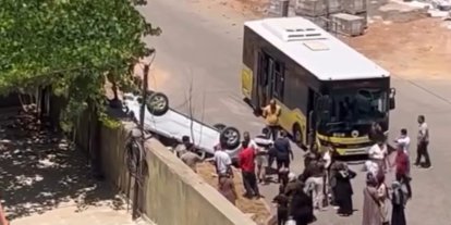 Siirt’te belediye otobüsü ile hafif ticari araç çarpıştı: 1 yaralı