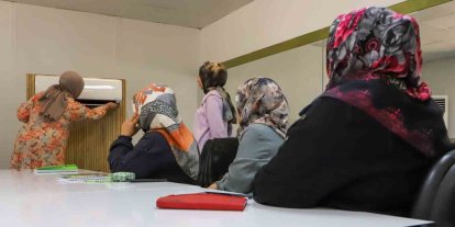 Kadınlara yönelik klima-kombi bakım eğitiminin üçüncü dönemi