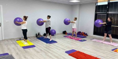 Turgutlu’da kadınlar spora ritmiyle güç katıyor