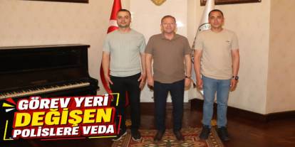 Kars Valisi Ziya Polat'tan, Görev Yeri Değişen Polislere Veda
