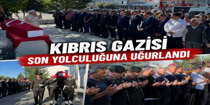 Kıbrıs Gazisi Yasin Soğukbulak Son Yolculuğuna Uğurlandı