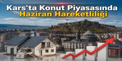 Kars’ta Haziran Ayında 423 Konut Satıldı