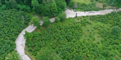 Ordu’da beton yol çalışmaları