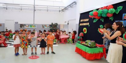 Çocuklar Karpuz Şenliği’nde hem eğlendi hem öğrendi