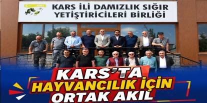 Kars'ta Hayvancılık İçin Ortak Akıl