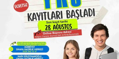 Büyükşehir YKS kursları için kayıtlar başladı