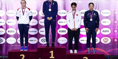 BARÜ’lü sporculardan Avrupa Güreş Şampiyonası’nda 2 madalya