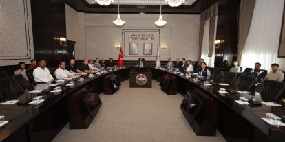 Vali Masatlı başkanlığında Antakya tarihi kent merkezi toplantısı gerçekleştirildi