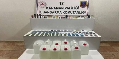 Karaman’da uyuşturucu ve etil alkol ele geçirildi: Aranan 8 kişi tutuklandı
