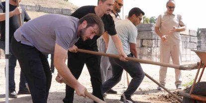 Konuralp ‘te restorasyon öncesi son hazırlıklar yapılıyor