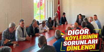 Digor Köylerinin Sorunları Dinlendi