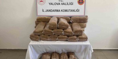 Yalova’da 160 kilo kaçak tütün ele geçirildi
