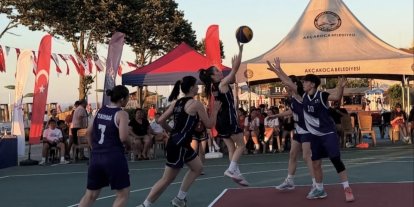 Akçakoca’da 3x3 sokak basketbolu şampiyonları Bolu ve Muğla oldu