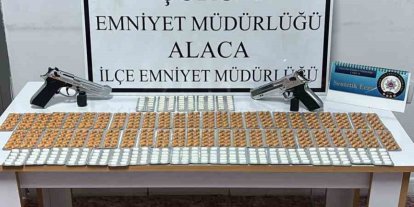 Çorum’da 756 adet sentetik ecza hapı ele geçirildi: 1 tutuklama