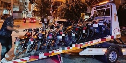 Gaziantep’te motosiklet denetimi: 208 sürücüye 3 milyon 907 bin lira ceza