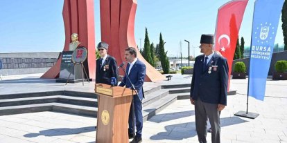 Kıbrıs harekatının yıldönümünde Bursa’da şehitler ve gaziler anıldı