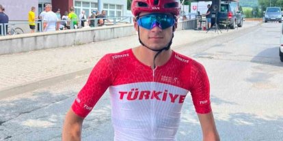 Milli bisikletçi Mehmet Keskin Slovakya’da sahne aldı