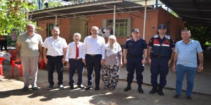 Kaymakam Murat Mete’den Kıbrıs Gazilerine anlamlı ziyaret