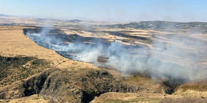 Seyitgazi’de 3 köye yayılan yangına havadan ve karadan müdahale sürüyor