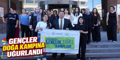Karslı Gençler Kırşehir Ahi Evran Doğa Kampı’na Uğurlandı