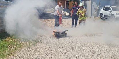 Hatay Arkeoloji Müzesi’nde yangın eğitimi ve tatbikatı gerçekleştirildi