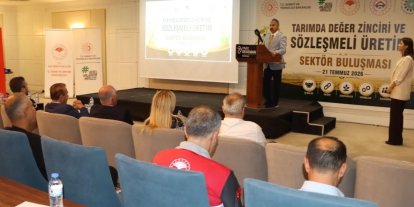 Tarım sektör temsilcileri bir araya geldi