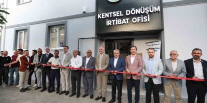 Alanyurt kentsel dönüşüm ofisi açıldı