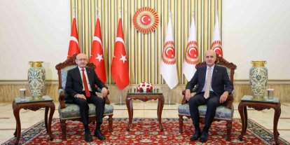 TBMM Başkanı Kurtulmuş, CHP Genel Başkanı Kılıçdaroğlu ile görüştü