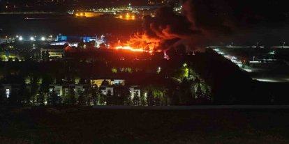 Eskişehir TEI’deki yangını söndürme çalışmaları sürüyor