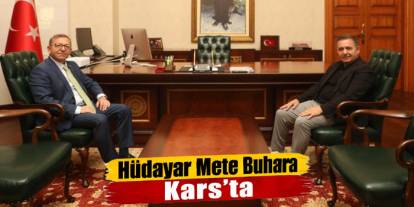Hüdayar Mete Buhara, Vali Ziya Polat’la Bir Araya Geldi