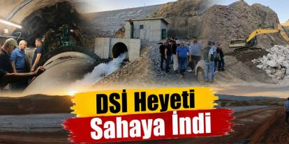 DSİ Heyeti Digor Yaylacık HİS Göleti’nde İncelemelerde Bulundu