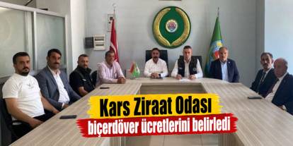 Kars’ta Biçerdöver Ücretleri Açıklandı