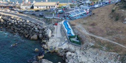 Karadeniz’in hırçın dalgaları Arnavutköy’de enerjiye dönüştü