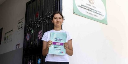 LGS’de Tarsus birincisi Mersin Büyükşehir Belediyesi kurs merkezinden