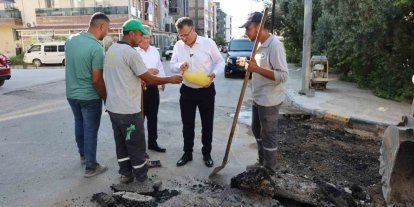 Başkan Öküzcüoğlu’ndan babasının tarifiyle işçilere serin mola