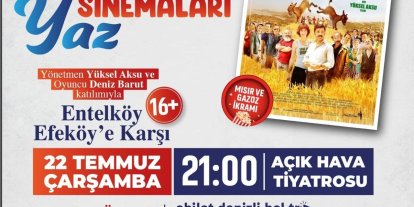 Denizli Büyükşehirin Yaz Sinemaları, usta yönetmen ve ünlü oyuncuyu ağırlıyor