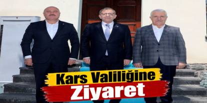 Ahmet Arslan ve Muammer Sancar’dan Vali Ziya Polat’a Ziyaret