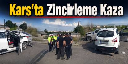 Kars’ta Zincirleme Kaza: 8 Yaralı