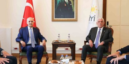 TBMM Başkanı Kurtulmuş’tan İYİ Parti’ye ziyaret
