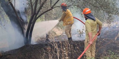 Fethiye’deki yangının enerjisi düşürüldü