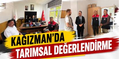 Kağızman’da Tarım Çalışmaları Değerlendirildi
