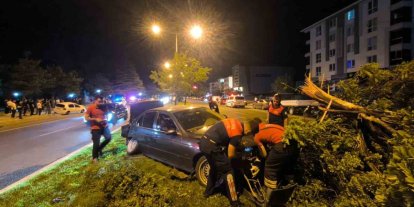 Erzincan’da iki otomobil çarpıştı: 1 kişi yaralandı