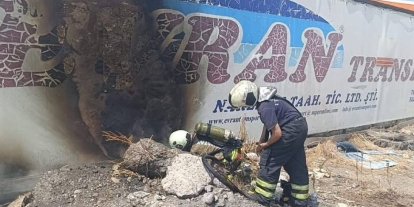 Dörtyol’da iş yerinde çıkan yangın kontrol altına alındı