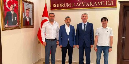 Uçak’tan Bodrum Kaymakamı Sırmalı ve İlçe Milli Eğitim Müdürü’ne ziyaret