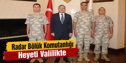 Kars Valisi Ziya Polat’tan Radar Heyetine Kabul