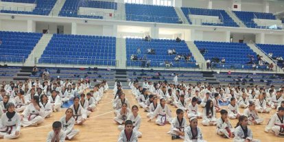 Malatya’da 476 sporcu siyah kuşak için ter döktü