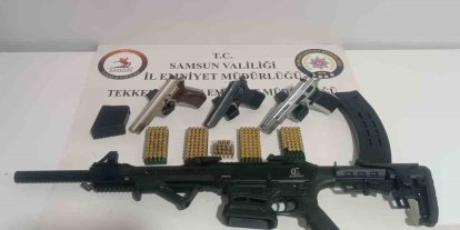 Samsun’da ruhsatsız silah operasyonu